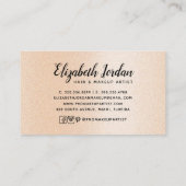 フローラブラックバラ金ゴールドグリッターロイヤリティカード ロイヤリティカード (裏面)