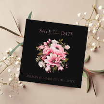 フローラブラックピンクの花ダークエステ結婚ィティ
