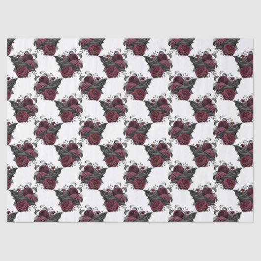 フローラブラックレーブンのホワイトデコップページ 薄葉紙 (正面)