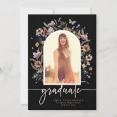 フローラブラック大学院の発表 案内状 (正面)