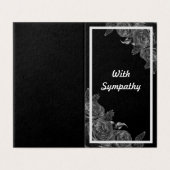 フローラブラック悔やみや弔慰弔意 (外部フラット)
