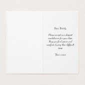 フローラブラック悔やみや弔慰弔意 (内部フラット)