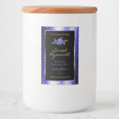 フローラブラック製品ラベルキラキラ星 フードラベル (正面)