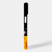 フローラブラック金ゴールドグリッターモノグラム名 Case-Mate iPhoneケース (裏面 / 右)