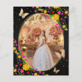 フローラブラック金ゴールドバタフライキンセアニラ写真 (裏面)