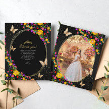 フローラブラック金ゴールドバタフライキンセアニラ写真