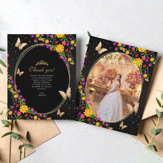 フローラブラック金ゴールドバタフライキンセアニラ写真