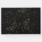 フローラブラック金ゴールド50結婚周年 ゲストブック (裏面)