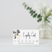 *~*フローラブラック金ゴールドQRロゴ特典 ロイヤリティカード (スタンド正面)