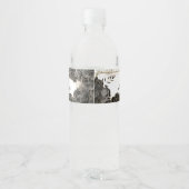 フローラブラック&金ゴールドキンセアニラテーマ ペットボトルラベル (裏面)