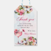 フローラブランチ&バブリーブライダルシャワー ギフトタグ (裏面)