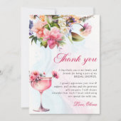 フローラブランチ&バブリーブライダルシャワー サンキューカード (正面)