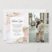 フローラブランチ&バブリーブライダルシャワー サンキューカード (正面)