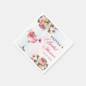 フローラブランチ&バブリーブライダルシャワー スタンダードカクテルナプキン (角)