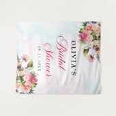 フローラブランチ&バブリーブライダルシャワー タペストリー (正面(横))