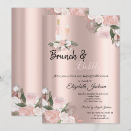 フローラブランチ&バブリーブライダルシャワー 招待状