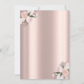 フローラブランチ&バブリーブルーブライダルシャワー 招待状 (裏面)