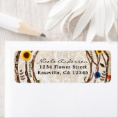 フローラブランチBurlap & Lace住所 シール (インサイチュ)