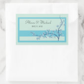 フローラブラーク結婚ズシール 長方形シール (バッグ)