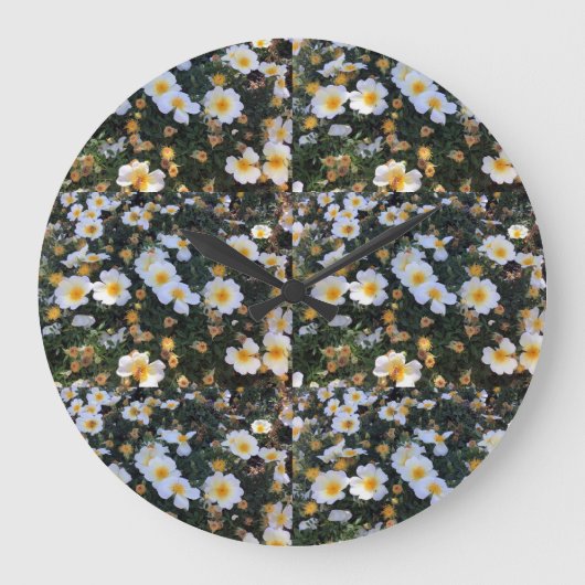 フローラブリスクロック ラージ壁時計 (正面)