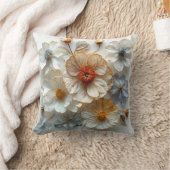 "フローラブリスピロー – 春屋内を持って来る!" クッション (ブランケット)