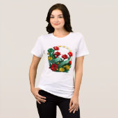 フローラブリスベラ+キャンバスウィメンズトライブレンドTシェル トライブレンドTシャツ (正面全面)