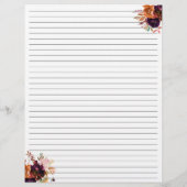 フローラブルガンディテラコッタパープルキッチンレシピ (裏面)