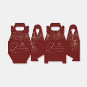 フローラブルガンディレッドキンセニェラビーボックス フェイバーボックス (折り畳みなし)