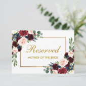 フローラブルグンディ結婚ブルーズリザーブドゲストハウス カード (スタンド正面)