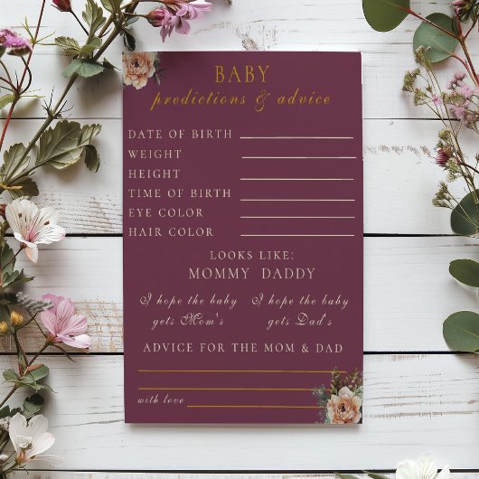 フローラブルゴーニエレガントー予測とアドバイス チラシ