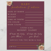 フローラブルゴーニエレガントー予測とアドバイス チラシ (正面)