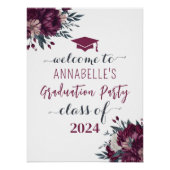 フローラブルゴーニュとクリームの卒業へようこそ ポスター (正面)