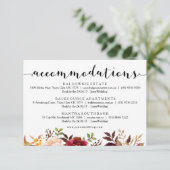 フローラブルゴーニュの宿泊情報カード エンクロージャーカード (スタンド正面)