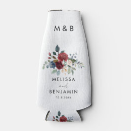 フローラブルゴーニュエレガントスクリプト結婚式の引き出物 ボトルクーラー