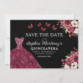 フローラブルゴーニュザデイト誕生日キンセアニェラ セーブザデート (正面)