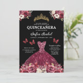 フローラブルゴーニュバタフライプリンセスキンセアニェラ 招待状 (スタンド正面)