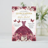 フローラブルゴーニュバタフライプリンセスキンセアニェラ 招待状 (スタンド正面)