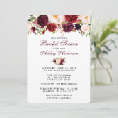フローラブルゴーニュブライダルシャワー招待R 招待状 (スタンド正面)