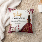 フローラブルゴーニュプリンセスキンセアニェラ誕生日 クッション (ブランケット)