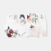 フローラブルゴーニュモダンー結婚リー フェイバーボックス (折り畳みなし)