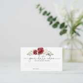 フローラブルゴーニュ日付ナイトアイディア エンクロージャーカード (スタンド正面)