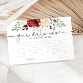 フローラブルゴーニュ日付ナイトアイディア。日付jar 便箋