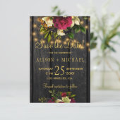 フローラブルゴーニュ木材PHOTO save the date 結婚's セーブザデート (スタンド正面)