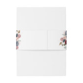 フローラブルゴーニュ水カラー秋の結婚式 招待状ベリーバンド (裏面例)