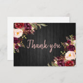 フローラブルゴーニュ牡丹サンキューカード サンキューカード (正面/裏面)