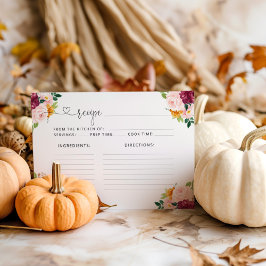 フローラブルゴーニュ秋レシピカード