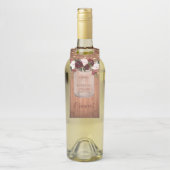 フローラブルゴーニュ素朴ー結婚・メイスン ボトルネックタグ (ボトル)