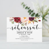 フローラブルゴーニュ結婚のリハーサル招待状 招待状 (スタンド正面)