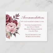 フローラブルゴーニュ結婚ー牡丹の宿泊施設 エンクロージャーカード (正面)