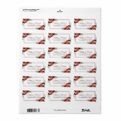 フローラブルゴーニュ結婚・ボホの住所 ラベル (フルシート)